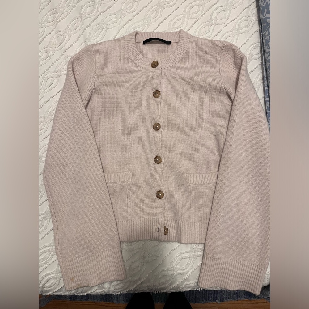 JENNI KAYNE ECRU CARDIGAN